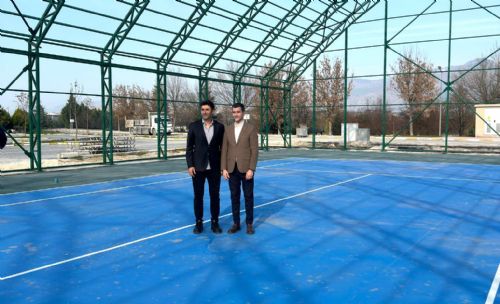 Türkiye Tenis Federasyonundan Erbaadaki tesise ziyaret