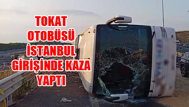 Kuzey Marmara Otoyolu'nda feci kaza: Virajı alamayan Tokat yolcu otobüsü devrildi, 3 kişi hayatını kaybetti