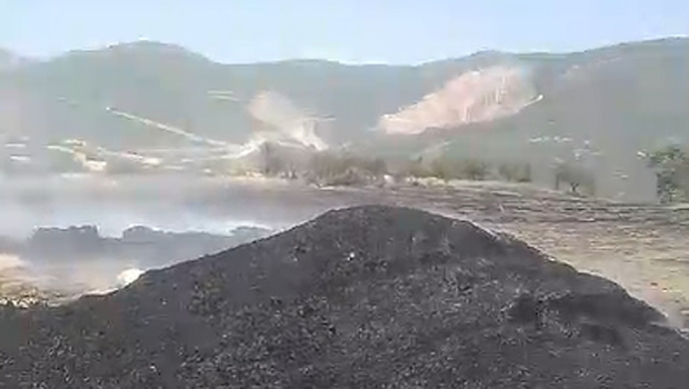 Tokat'ta anız yangınında 100 dönüm tarım arazisi zarar gördü
